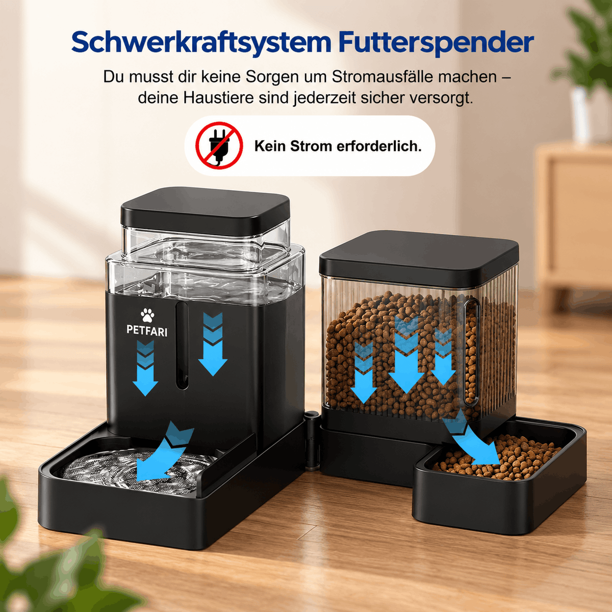 Futter- & Wasserspender DuoFlow