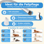 6-in-1 Fellpflege-Set GroomPro