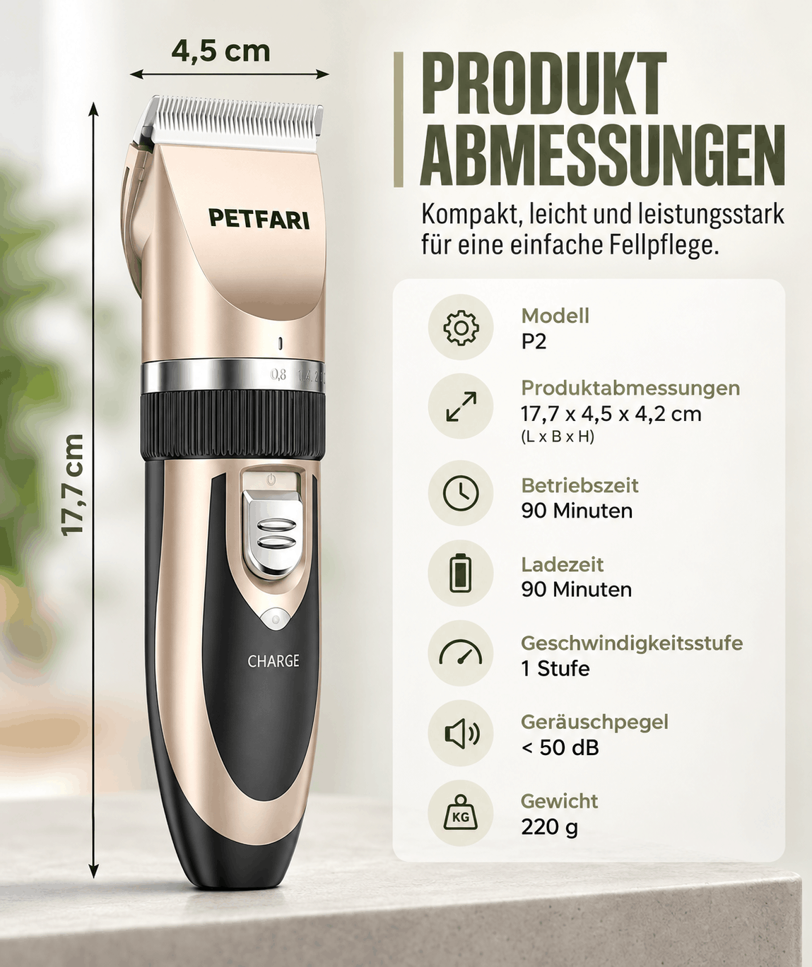 Tierhaarschneider TrimEase
