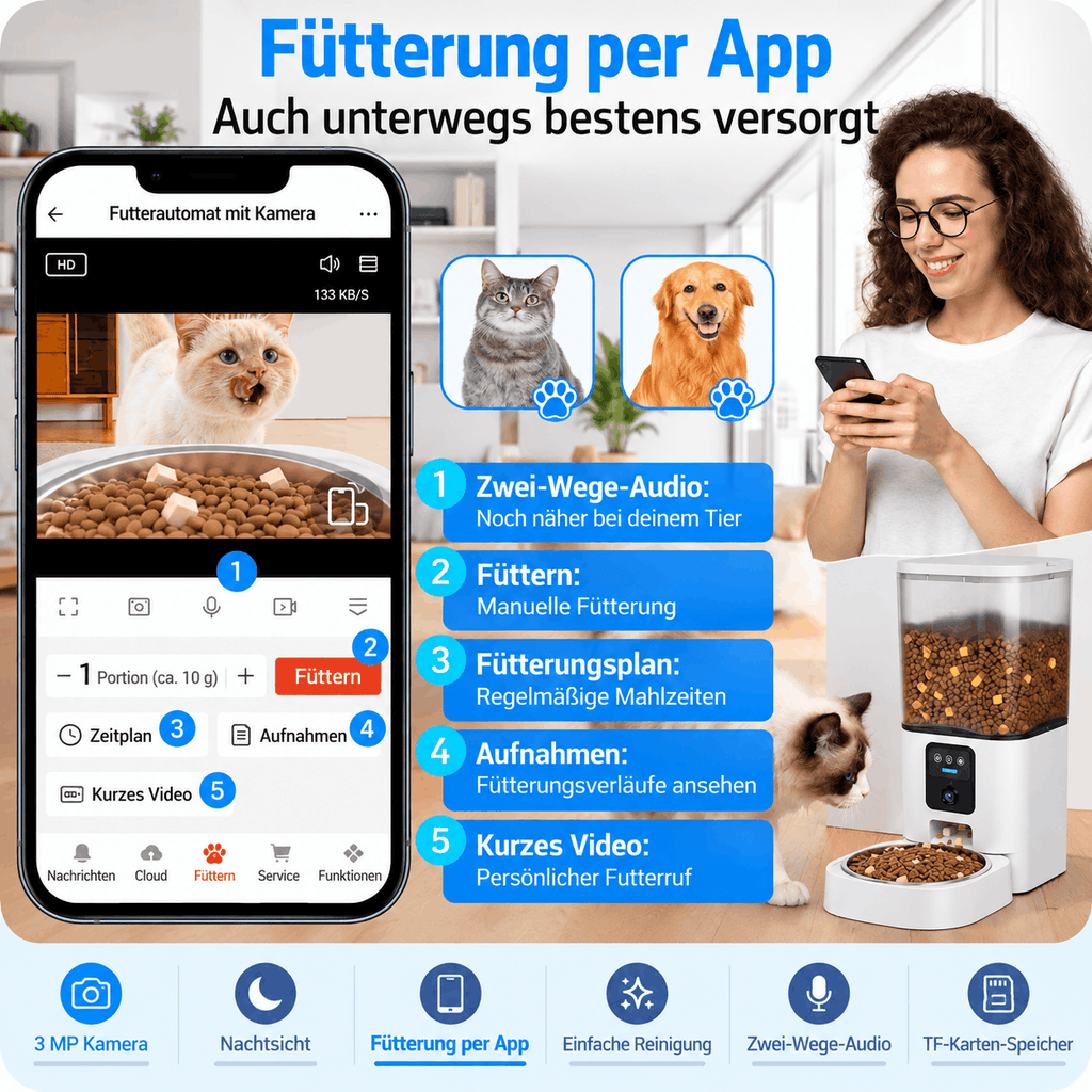 Futterautomat mit Kamera VisionFeed